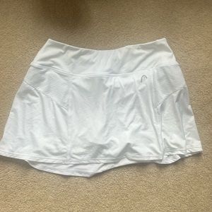 Head White Tennis Skirt- Size Small